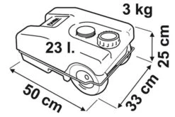 Fiamma 23W Roll-Tank Abwassertank -Thule || Dometic || Bo-Camp Verkäufe 1458 1458 images other pop fiamma rolltank 23w1 1 ecommerce