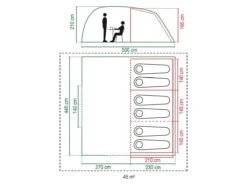 Coleman Vespucci 6 Tunnelzelt -Thule || Dometic || Bo-Camp Verkäufe 357053 357053 images other coleman vespucci 6 3 2 ecommerce
