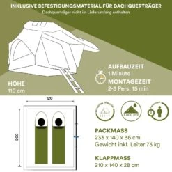 Skandika Wildland Dachzelt -Thule || Dometic || Bo-Camp Verkäufe 6239821bcc2744.19238711