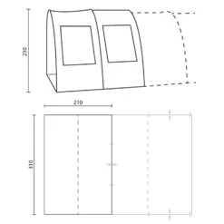 Skandika Canopy Gotland 4 Zeltvordach -Thule || Dometic || Bo-Camp Verkäufe 641ae6d3c31872.35474817