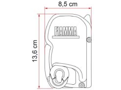 Fiamma F45S PSA Polar White Kassettenmarkise -Thule || Dometic || Bo-Camp Verkäufe fiamma f45s afmetingen cassette ecommerce 4a7d
