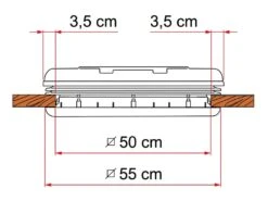 Fiamma Vent 50 Weiße Dachluke -Thule || Dometic || Bo-Camp Verkäufe fiammavent50wit afm2 2 ecommerce