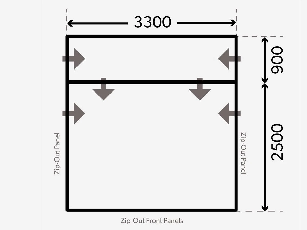 Dometic Rally Air Pro 330 Drive-Away Vorzelt 6 Dometic Rally Air Pro 330 Drive-Away Vorzelt - Image 6