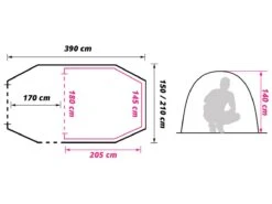 Obelink Lodge 180 Tunnelzelt 9 Obelink Lodge 180 Tunnelzelt -Thule || Dometic || Bo-Camp Verkäufe obelink lodge 180 floor plan ecommerce ba3c